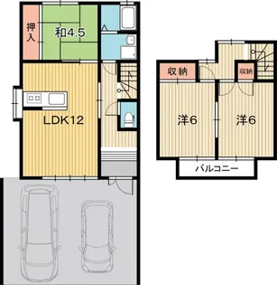 高知県高知市竹島町【一戸建】の間取り