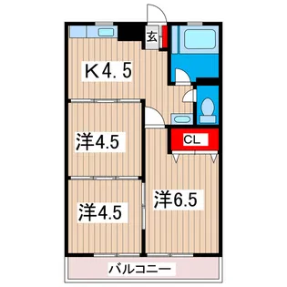 末広マンション【3階】の間取り