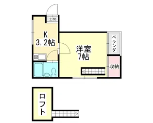 みすずコーポIII【3階】の間取り