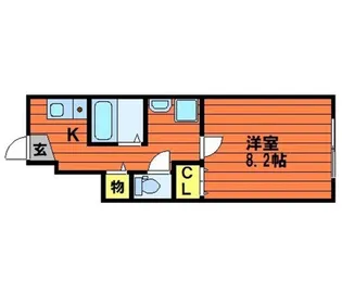 パシフィコノヴァ A棟【1階】の間取り