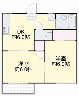 ローゼハイツ【1階】の間取り