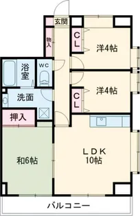 ロータスハウス【2階】の間取り