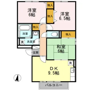 ソシア【1階】の間取り