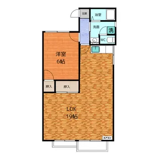 アネックス松田【2階】の間取り