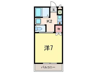 K.Uコ-ト岡本【2階】の間取り