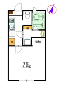 Beast 3 戸田(ビースト スリー トダ)【2階】の間取り