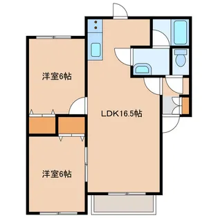 ニートハウスB【2階】の間取り