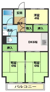 東洋マンション【3階】の間取り