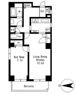 グランド・スポット【2階】の間取り