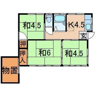 福島県福島市飯坂町平野字道添【一戸建】の間取り