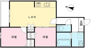 ハーモニー多摩平【3階】の間取り