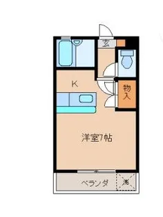 エレガンス木花II【1階】の間取り