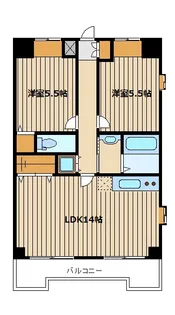 東京都板橋区赤塚4【マンション】の間取り