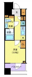 Log川崎駅前【7階】の間取り