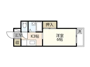 峰ガーデン【3階】の間取り