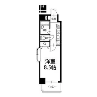 ウェステリア西大須【2階】の間取り