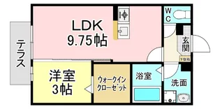 福岡県北九州市小倉南区徳力5【アパート】の間取り
