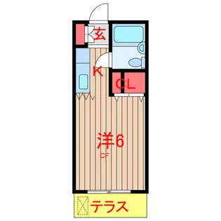 グレートハイツ【1階】の間取り