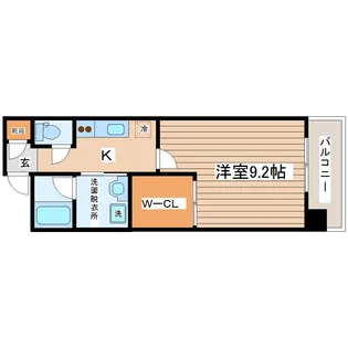 リージア勾当台公園【10階】の間取り