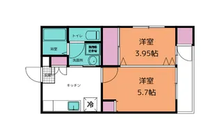 サバトハイムフリージア【2階】の間取り