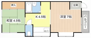 ルミエール広野【1階】の間取り