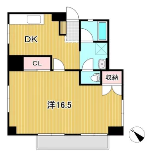 コーポラス明和【2階】の間取り