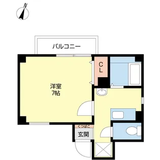 シャトルワンヌ【1階】の間取り