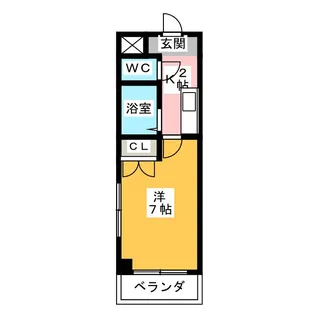 ラベンダーA311【4階】の間取り