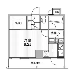 ALTERNA銀座【7階】の間取り