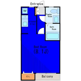 東京都品川区東大井3【アパート】の間取り