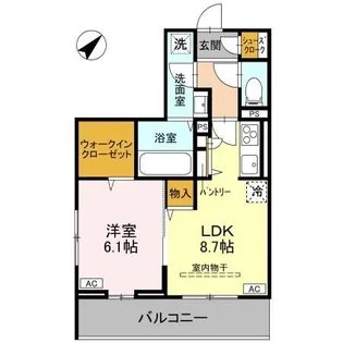 ノーブルヴィラ曙町【2階】の間取り