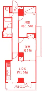 リオン【3階】の間取り