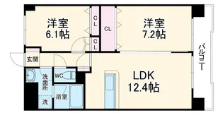 プログレス【4階】の間取り