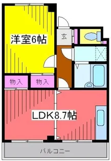 ドルトワール篠崎II号棟【1階】の間取り