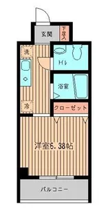 フォレスト向河原【1階】の間取り