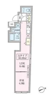 東京都品川区西品川2【マンション】の間取り