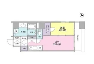 1LDKの間取り画像