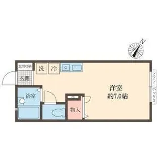 パルフラット町田【2階】の間取り