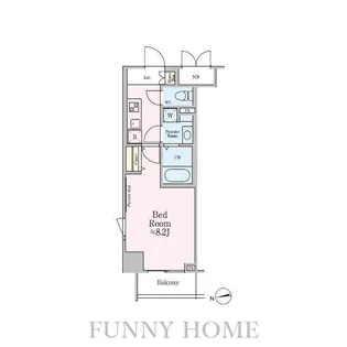 リージア経堂イーストプレイス【2階】の間取り