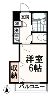モイスペンテII【2階】の間取り