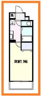 ドミール新城【4階】の間取り
