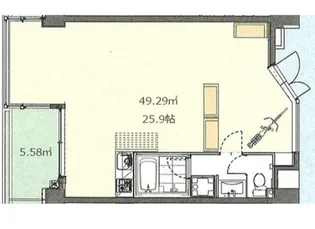 クレエ浮間舟渡【4階】の間取り