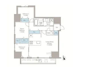 VISTA西早稲田【10階】の間取り