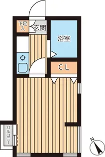 フィール馬込【1階】の間取り