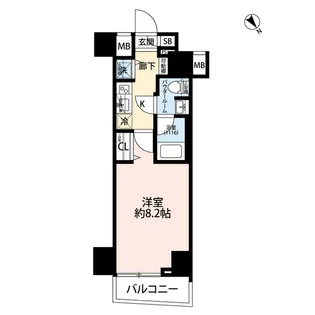 プレール・ドゥーク中板橋【3階】の間取り