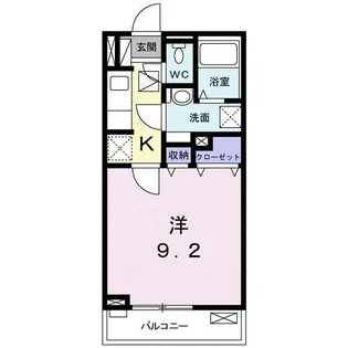 アグリーアブルVII【1階】の間取り