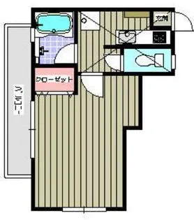 フラット瑠璃【2階】の間取り