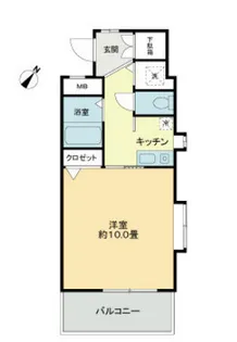福岡県久留米市篠原町【マンション】の間取り