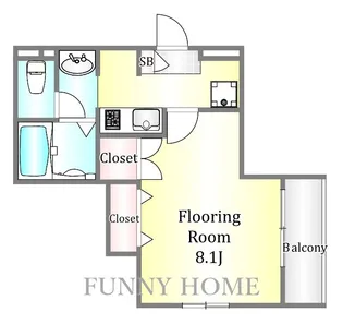 東京都板橋区中丸町【マンション】の間取り