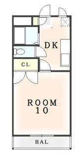 徳島県小松島市中田町字出口【マンション】の間取り